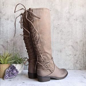 Very Volatile Marcel Taupe Riding Boot